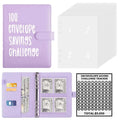 100 Envelopes Money Saving Challenge - A5 Money Saver Budget Binder Book with Cash Envelopes and Numbers, 100-Days of Easy and Funny Ways to Save $5,050 Cash Envelope Challenge Binder, Pink
