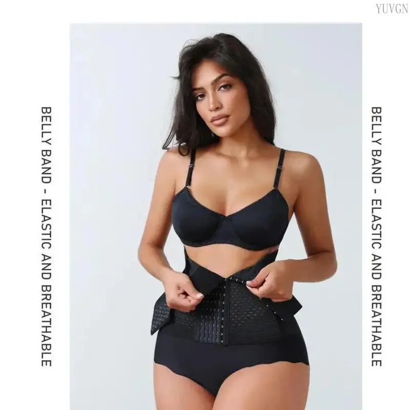 Women's Segmented Waist Trainer Corset, High Elastic Mesh Breathable Shapewear, Firm Tummy Control Slim Cincher, Comfortable Sheath Girdle Design.Stretchy lightweight workout body shaper, daily casual and fitness essential for women to sculpt waist silho