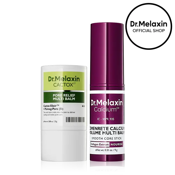 Cactox & Collagen Multi Pore Firming Duo with Cactus Cooling & Eye Care Stick for Visible Pore Refining and Skin Repair