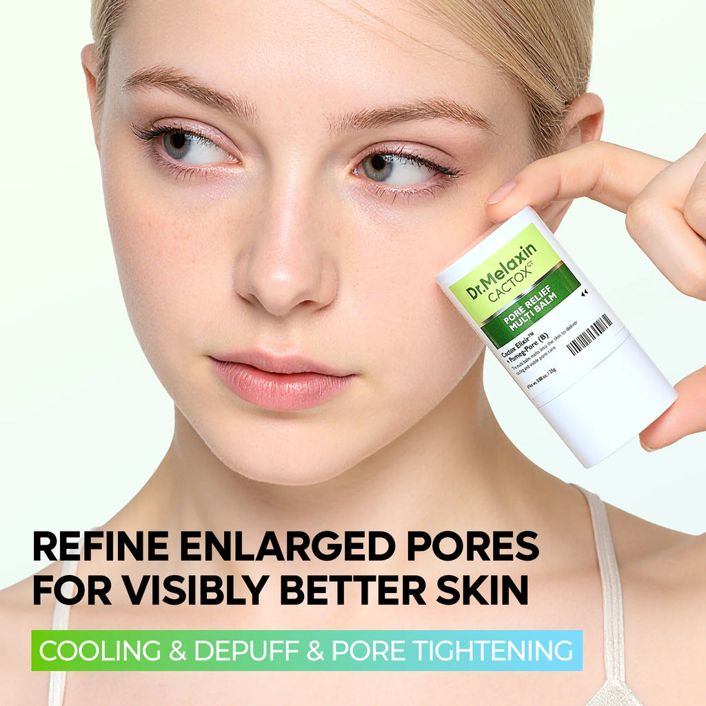 Cactox & Collagen Multi Pore Firming Duo with Cactus Cooling & Eye Care Stick for Visible Pore Refining and Skin Repair