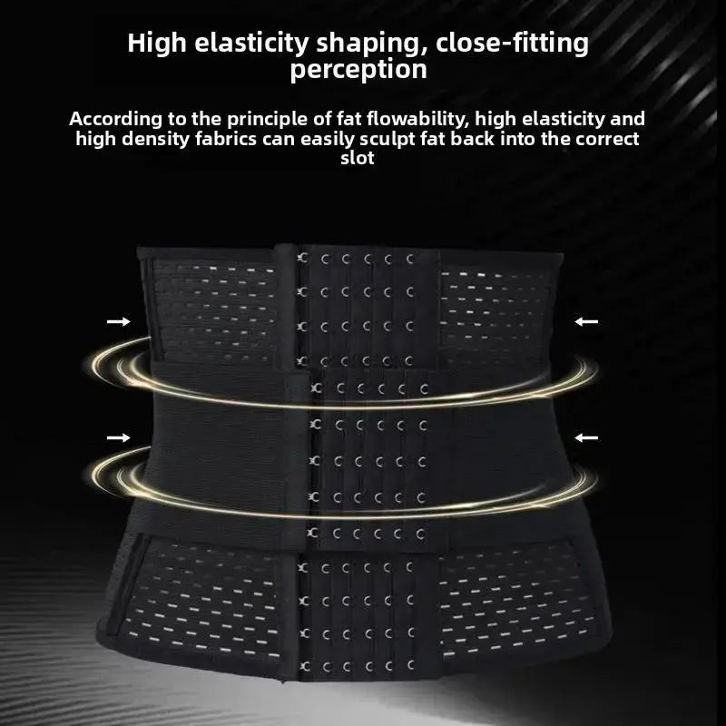 Women's Segmented Waist Trainer Corset, High Elastic Mesh Breathable Shapewear, Firm Tummy Control Slim Cincher, Comfortable Sheath Girdle Design.Stretchy lightweight workout body shaper, daily casual and fitness essential for women to sculpt waist silho